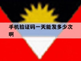 手机验证码一天能发多少次啊