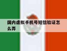 国内虚拟手机号短信验证怎么弄