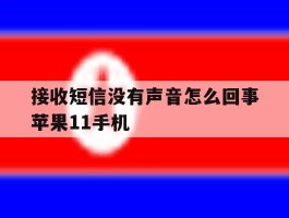 接收短信没有声音怎么回事苹果11手机的简单介绍