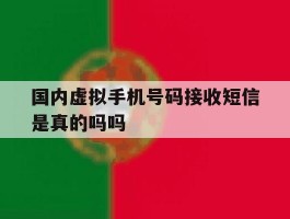 国内虚拟手机号码接收短信是真的吗吗
