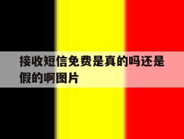接收短信免费是真的吗还是假的啊图片