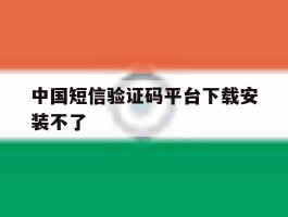 中国短信验证码平台下载安装不了