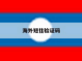 海外短信验证码