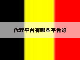 代理平台有哪些平台好