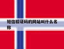 短信验证码的网站叫什么名称