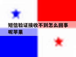 短信验证接收不到怎么回事呢苹果