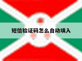 短信验证码怎么自动填入