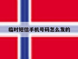 临时短信手机号码怎么发的