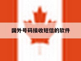 国外号码接收短信的软件
