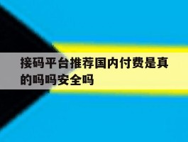 接码平台推荐国内付费是真的吗吗安全吗的简单介绍