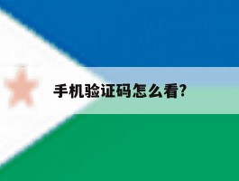 手机验证码怎么看?