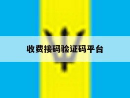 收费接码验证码平台