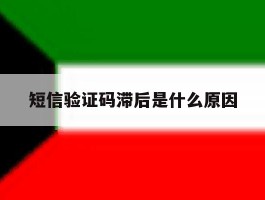 短信验证码滞后是什么原因