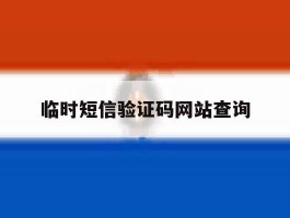 临时短信验证码网站查询