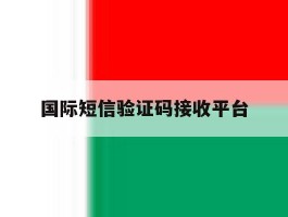 国际短信验证码接收平台
