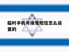 临时手机号接受短信怎么设置的