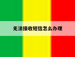 无法接收短信怎么办理
