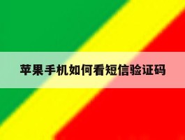 苹果手机如何看短信验证码