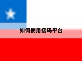 如何使用接码平台