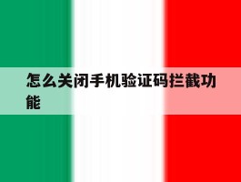 怎么关闭手机验证码拦截功能