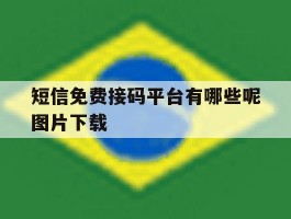短信免费接码平台有哪些呢图片下载