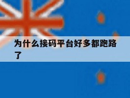 为什么接码平台好多都跑路了