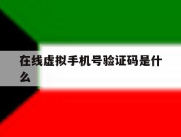 在线虚拟手机号验证码是什么