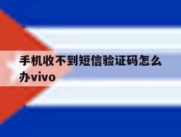 手机收不到短信验证码怎么办vivo