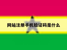 网站注册手机验证码是什么