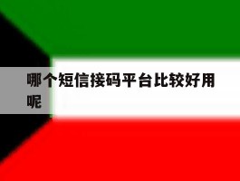 哪个短信接码平台比较好用呢