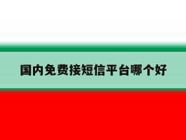 国内免费接短信平台哪个好