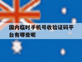 国内临时手机号收验证码平台有哪些呢的简单介绍