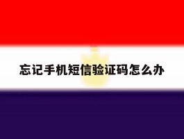 忘记手机短信验证码怎么办